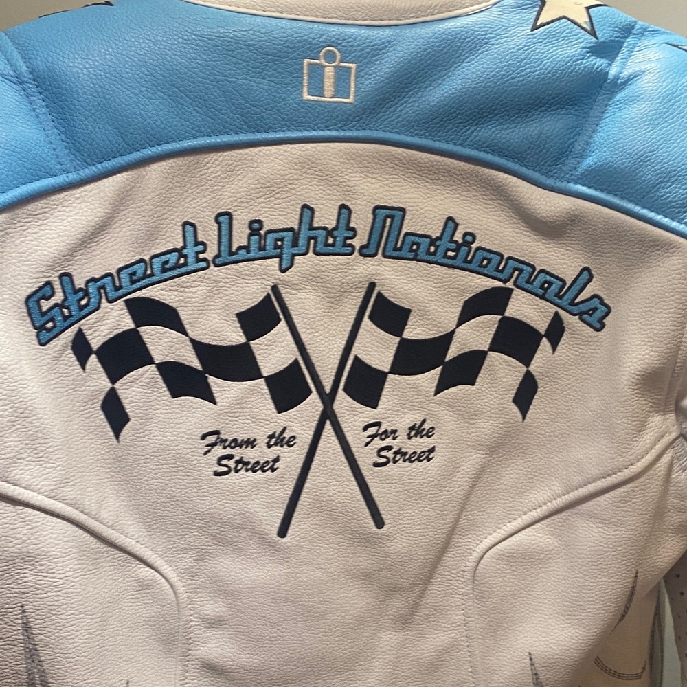 ICON Outlaw Leather Racing Jacket - Picture 6 of 6